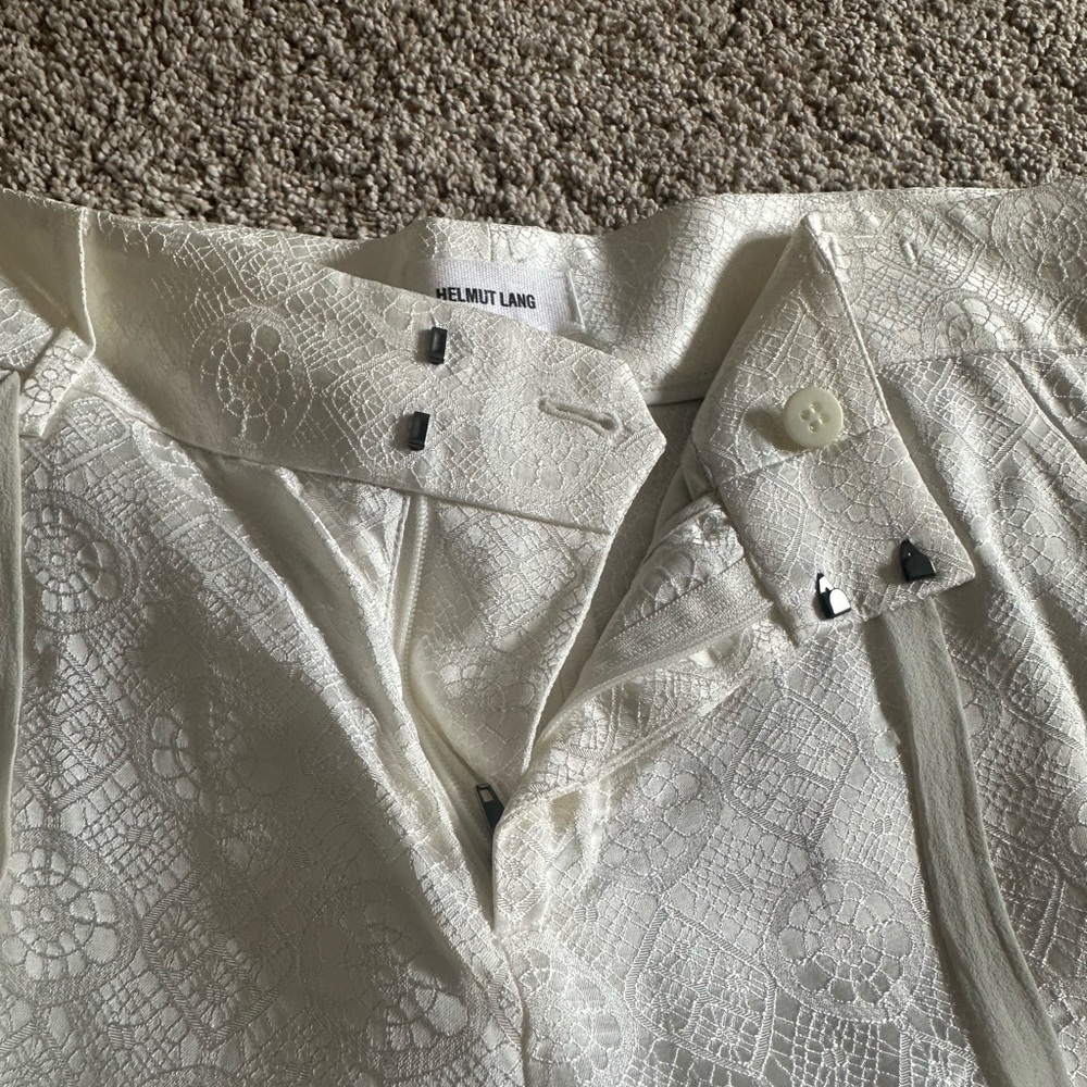 Helmut Lang Women's White Shorts - Picture 4 of 6